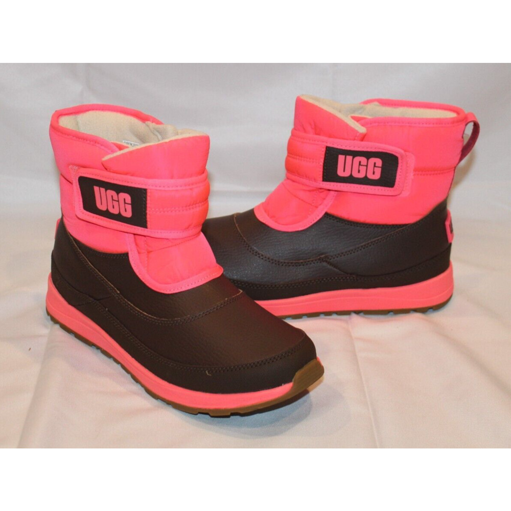 UGG YOUTH SZ 6 WATERPROOF PINK WINTER BOOTS NEW IN BOX